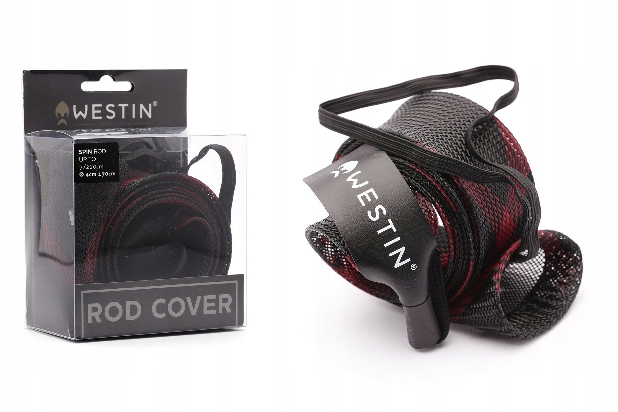 Westin Pokrowiec Na Wędkę Black/red 4cm/80cm