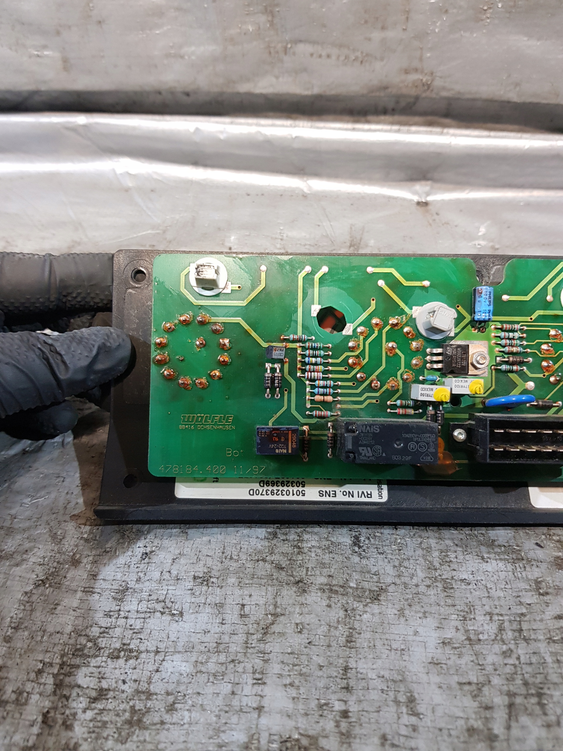 control panel air conditioning devices RVI 5010329370D DO AUTOBUSU RENAULT