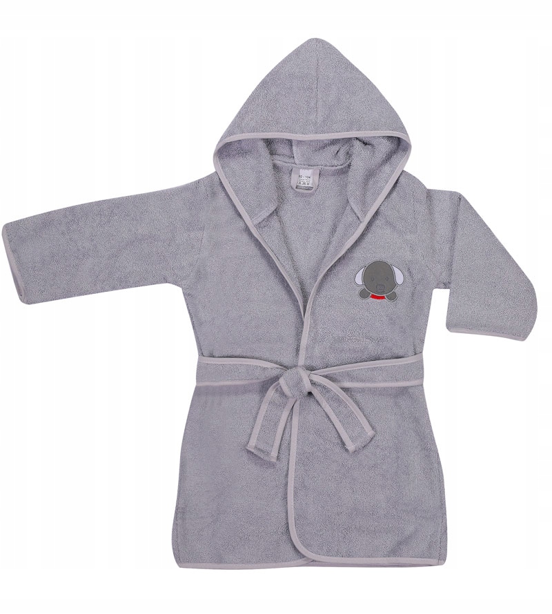 

Szlafrok dziecięcy kąpielowy Frota 116-122 Szary