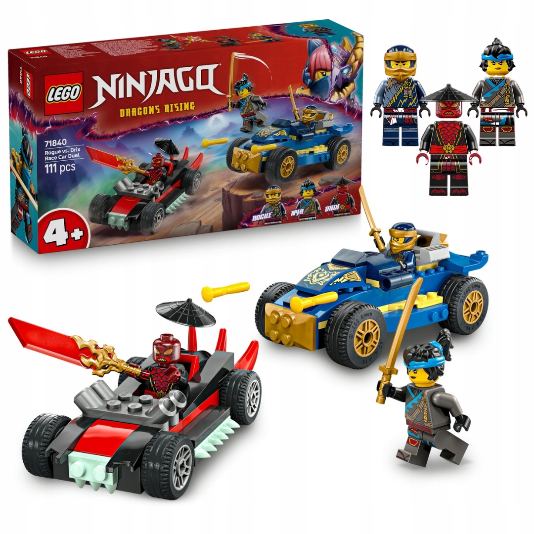 Lego Ninjago Závodní souboj Rogue versus Drix 71840