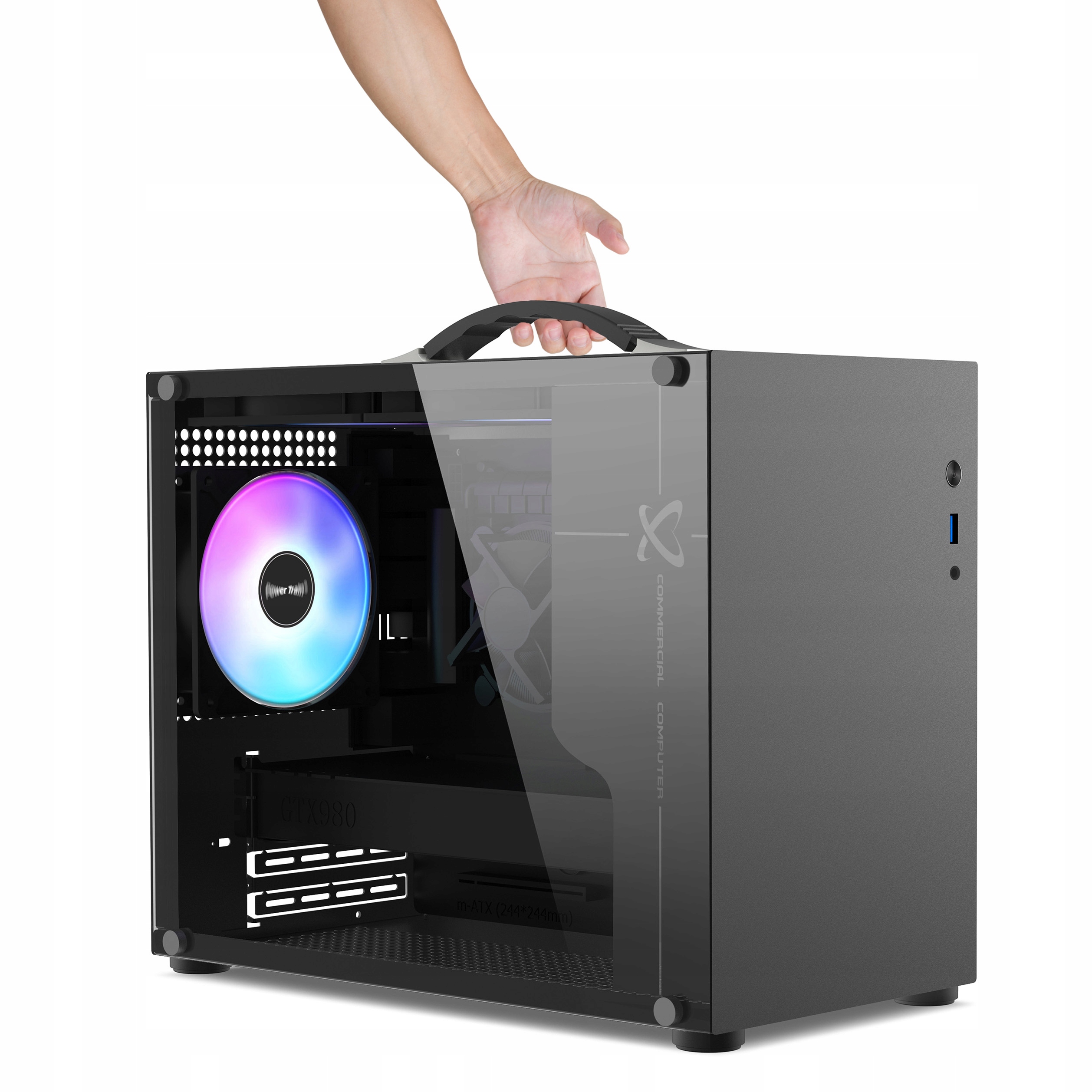 Корпус PV100 - CASE-B Cube Case черный