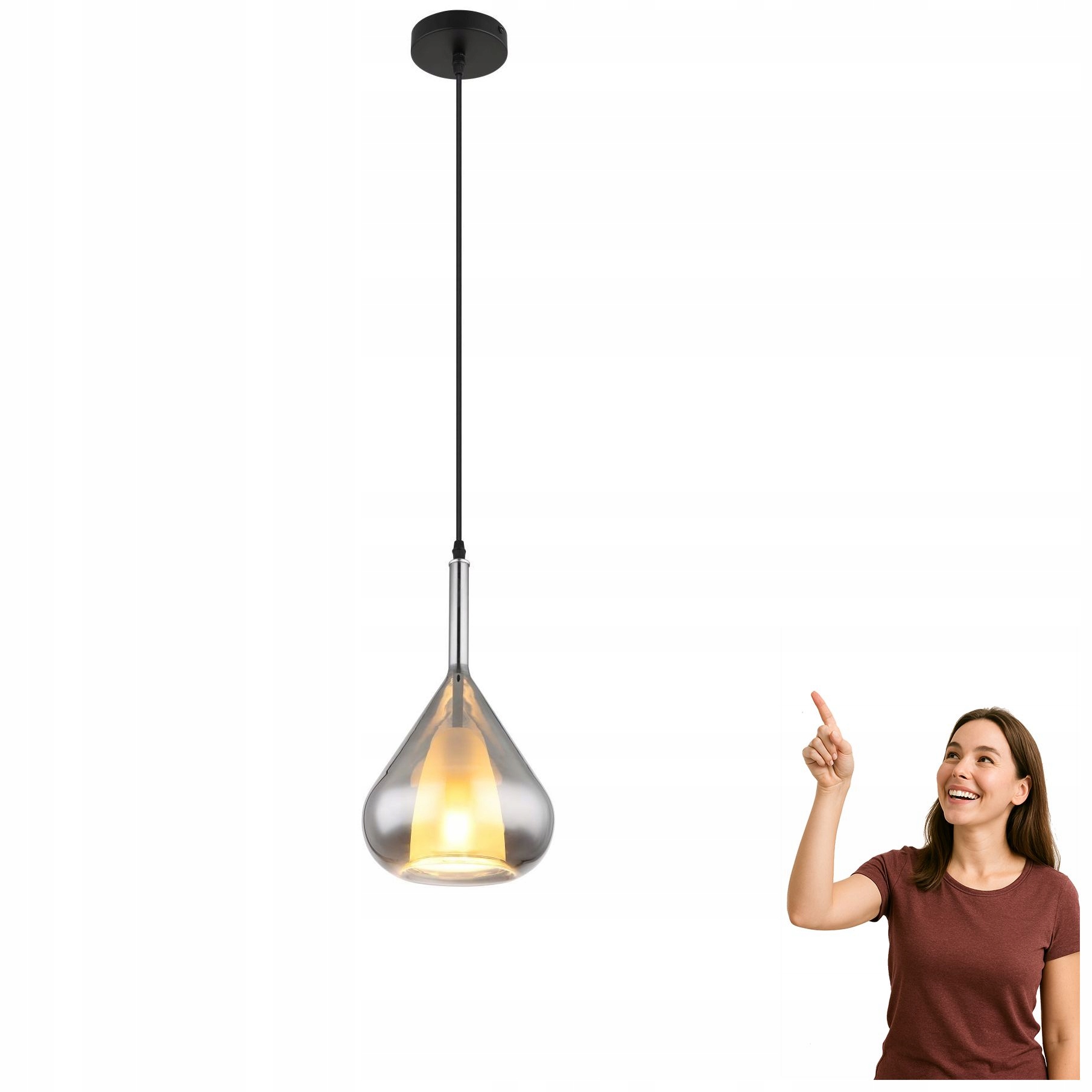 Závěsná lampa Geeky 15542 Globo