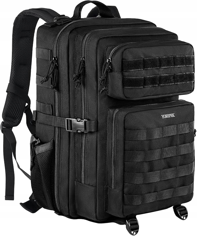 Plecak wojskowy Yorepek 41-60 l czarny