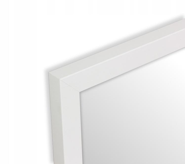 *Lustro 110x50 wąska rama 115x55 BIAŁE lub CZARNE Materiał ramy drewno