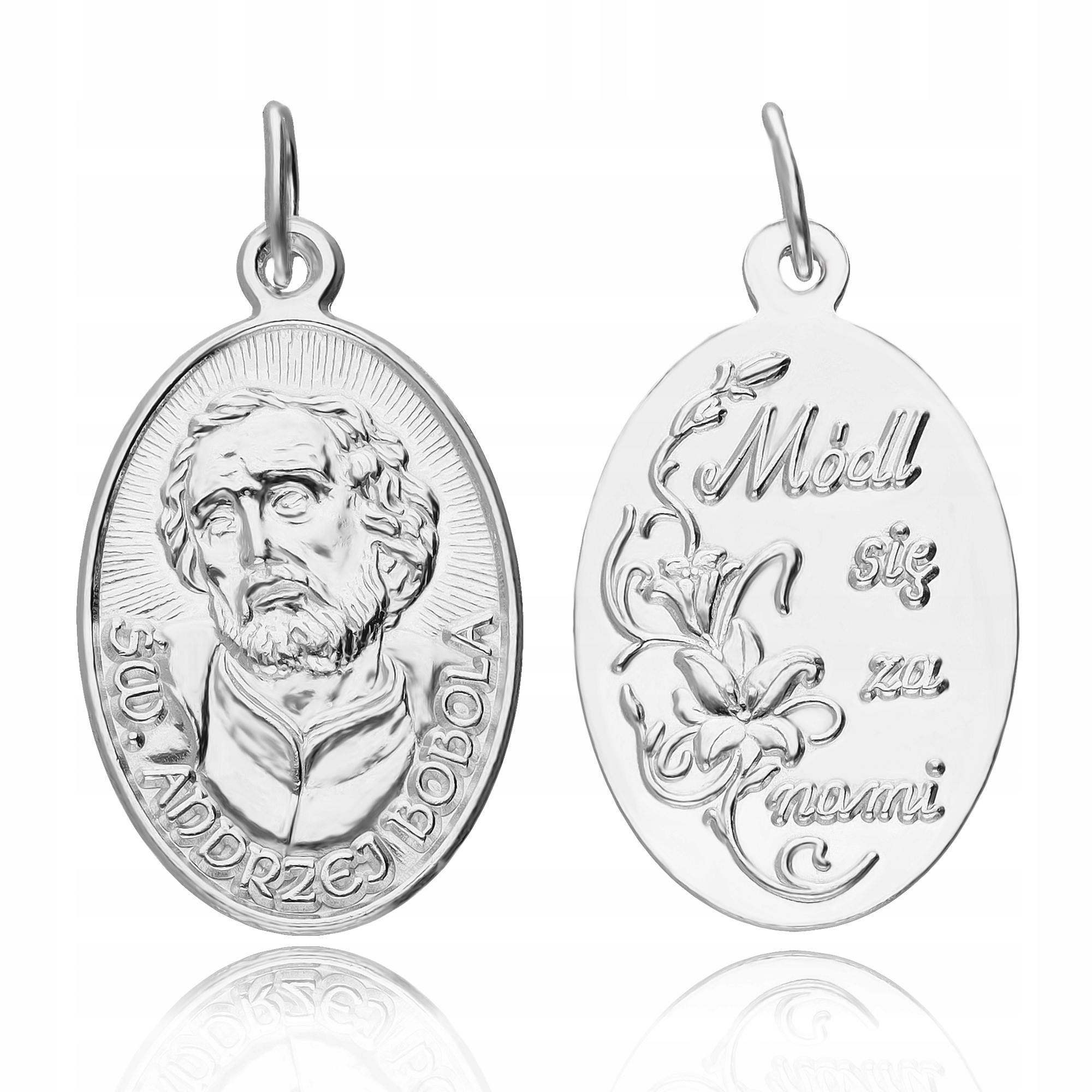 Svatý Andrej Bobola Stříbrný Dámský Medailonek Pro Muže