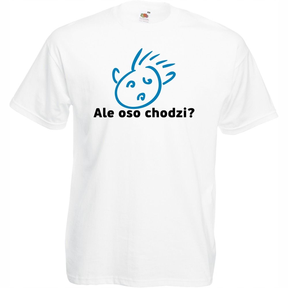 

Koszulka z nadrukiem zabawna ale oso chodzi XL