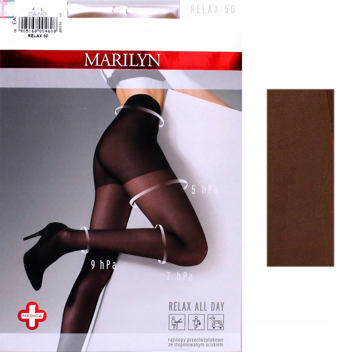 

Marilyn Relax 50 R3 rajstopy tabaco przeciwżylakow