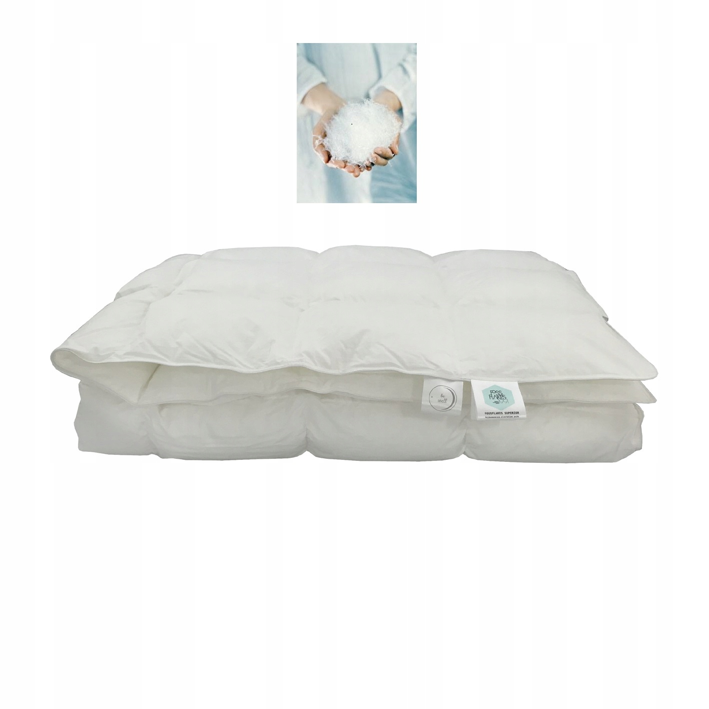 Přikrývka Premium Fillflakes 160x200 vyrobená jako peří