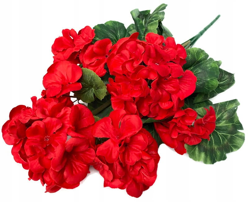 

Bukiecik Pelargonia Gałązki 47 cm sztuczne kwiaty