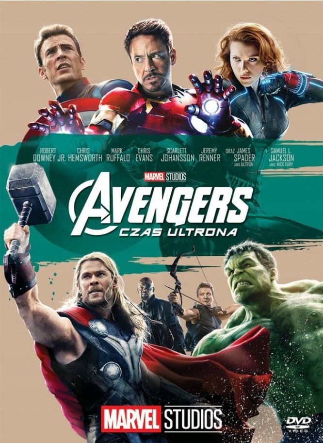 Dvd: Avengers Czas Ultrona (2015) Marvel