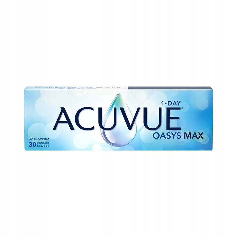 Soczewki jednodniowe Acuvue Oasys Max 1 Day 30 Szt Bc 9,0 moc -5,25