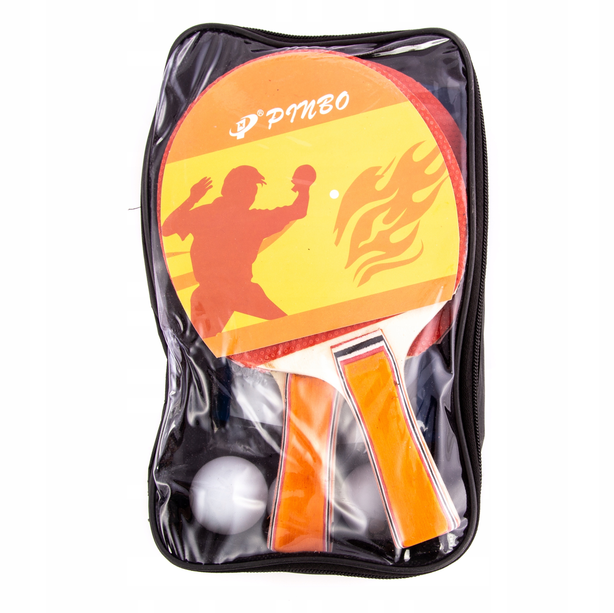 2 PALETKI DO PING PONGA + 3 PIŁECZKI ZESTAW Z SIATKĄ