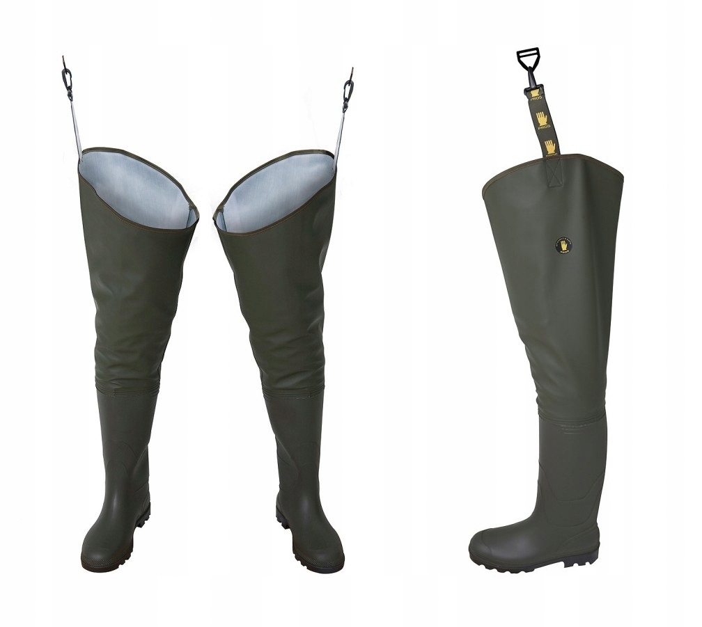 Rybářské vodáky Pros WR02 Zelené Polské vel. 43