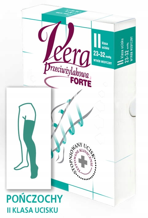 

Pończochy medyczne Veera Forte CCL2 4 karmel zam