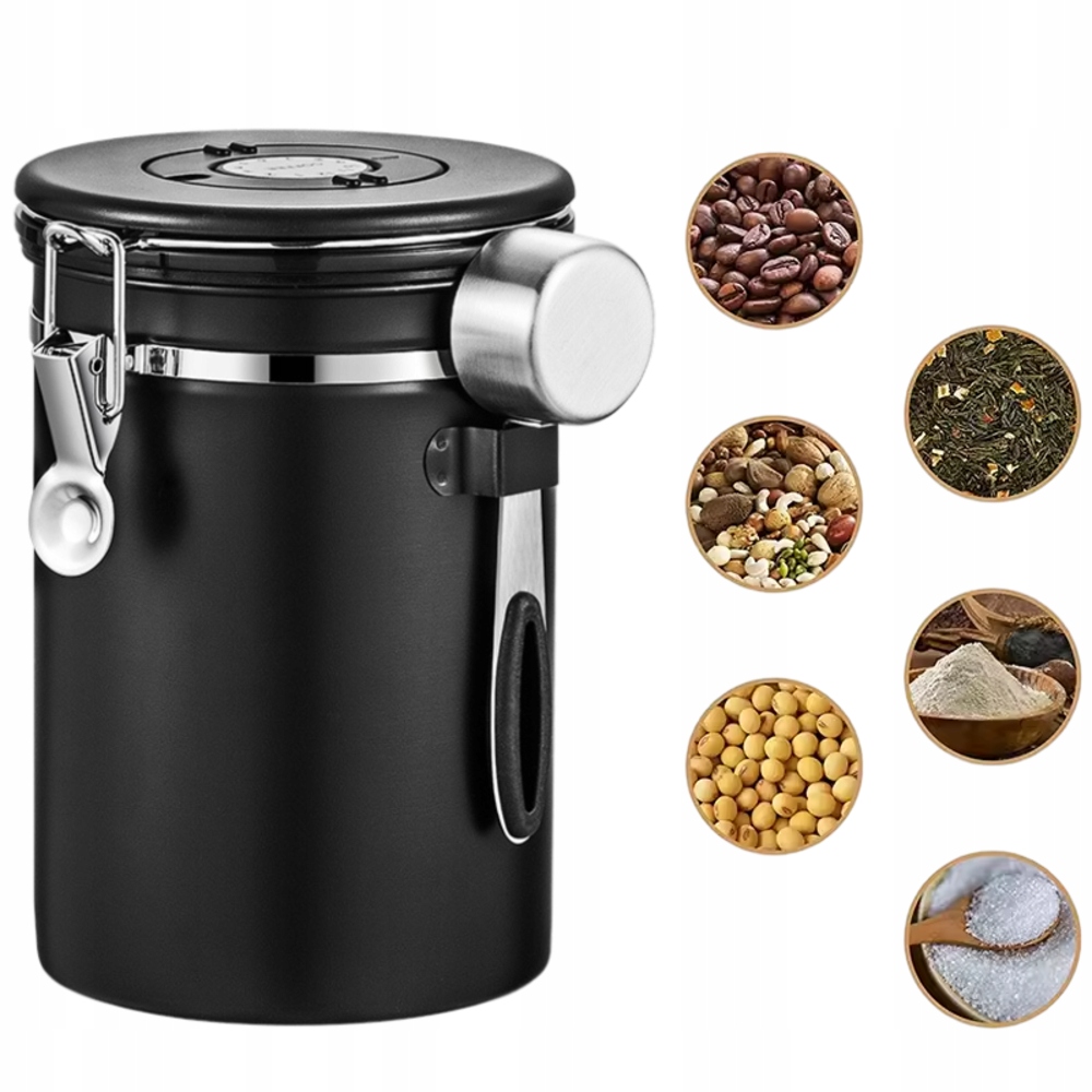 Levně Nádoba Na Kávu Lova Nest Hermetická Plechovka Čaj Potraviny Ocelová 1,8L