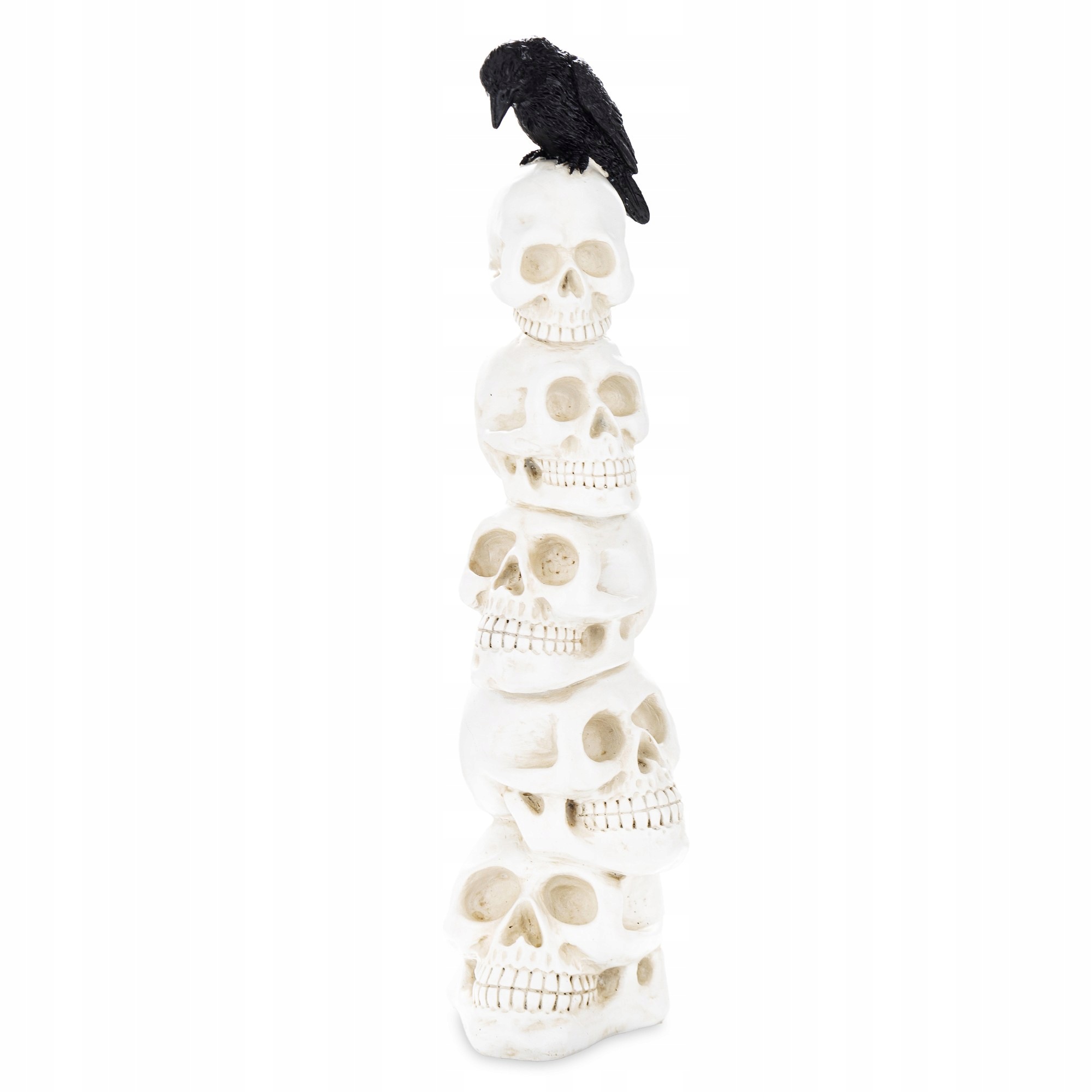 Dekorativní figurka Halloween, bílá, černá, 48,3 x 13 x 14,2 cm