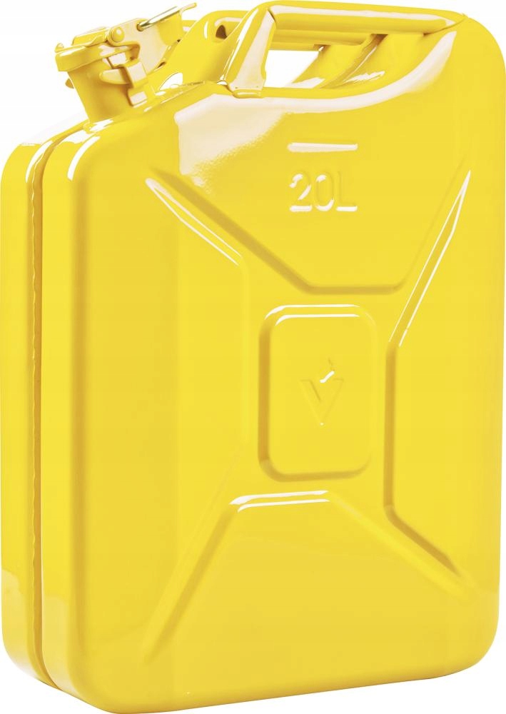 Kanystr na palivo benzín diesel olej ocelový žlutý 20L Valpro