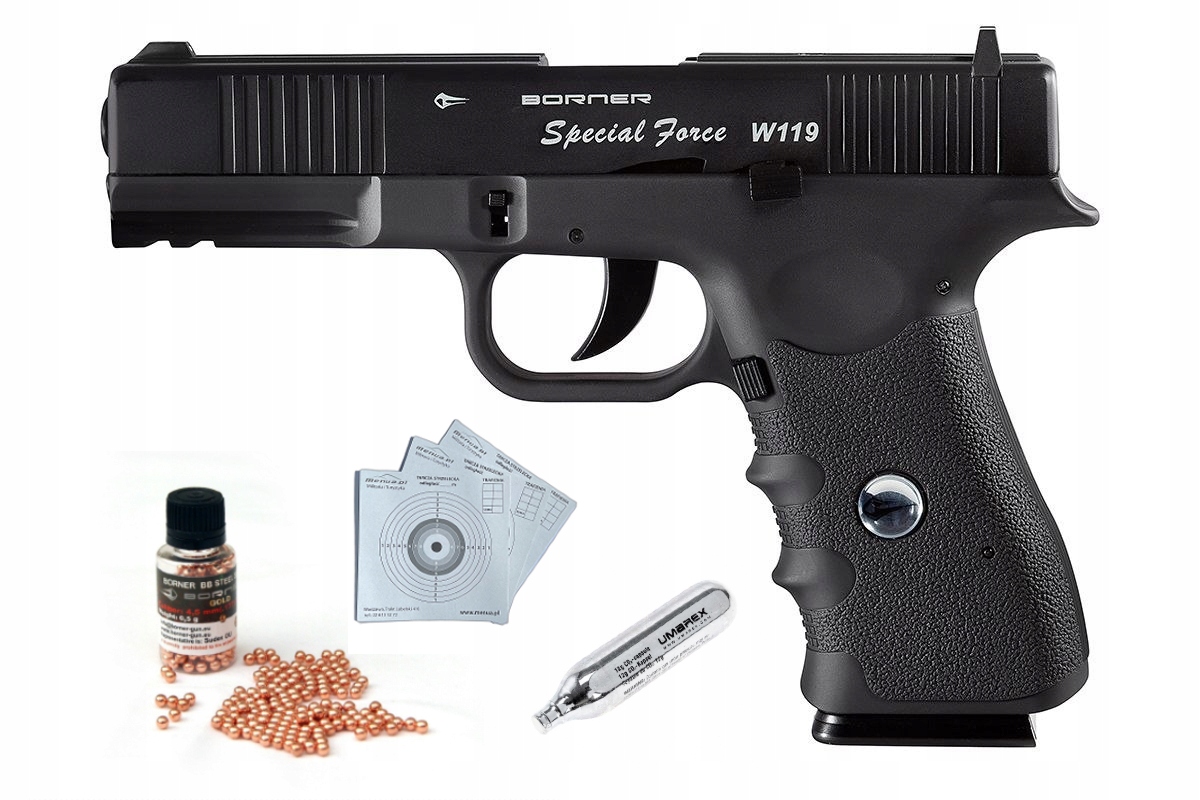Pistolet Borner Special Force W119 Blowback 4,5mm+