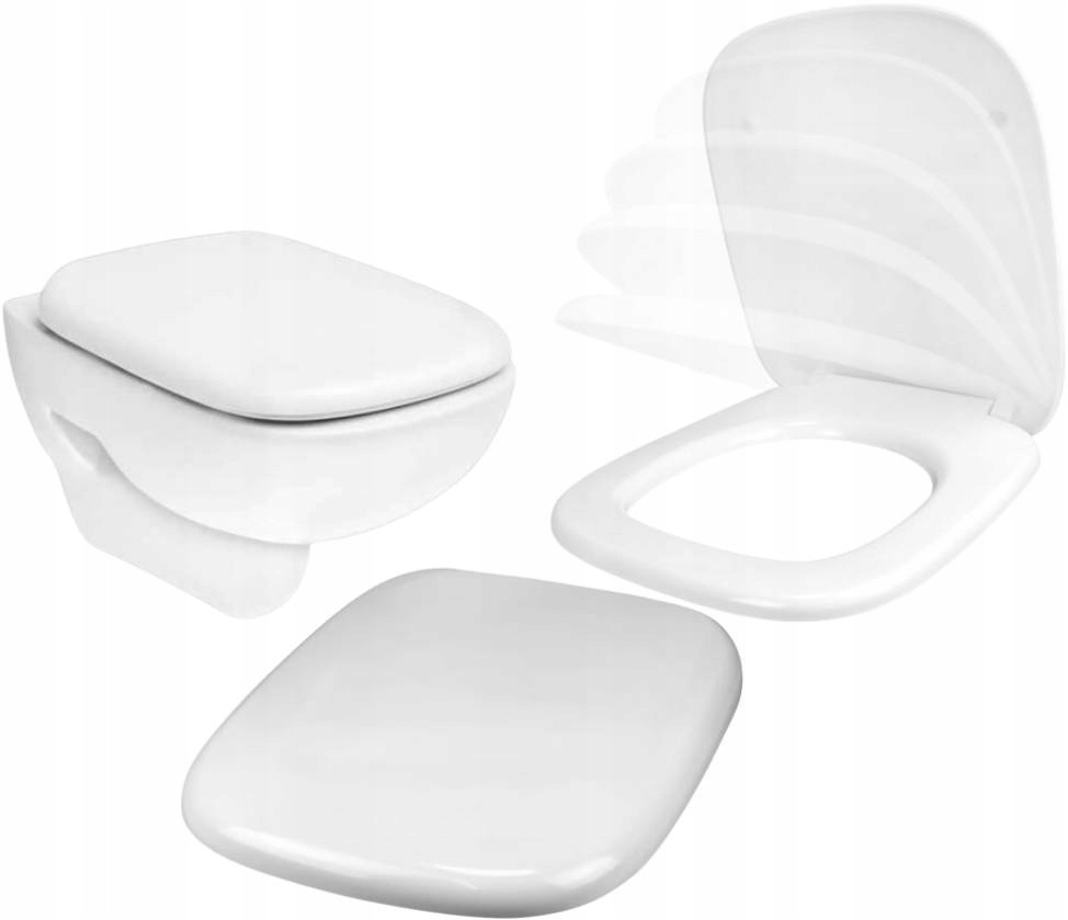 Wc sedátko volně padající, odnímatelné, tvrdé, rychlá montáž na Kolo Style