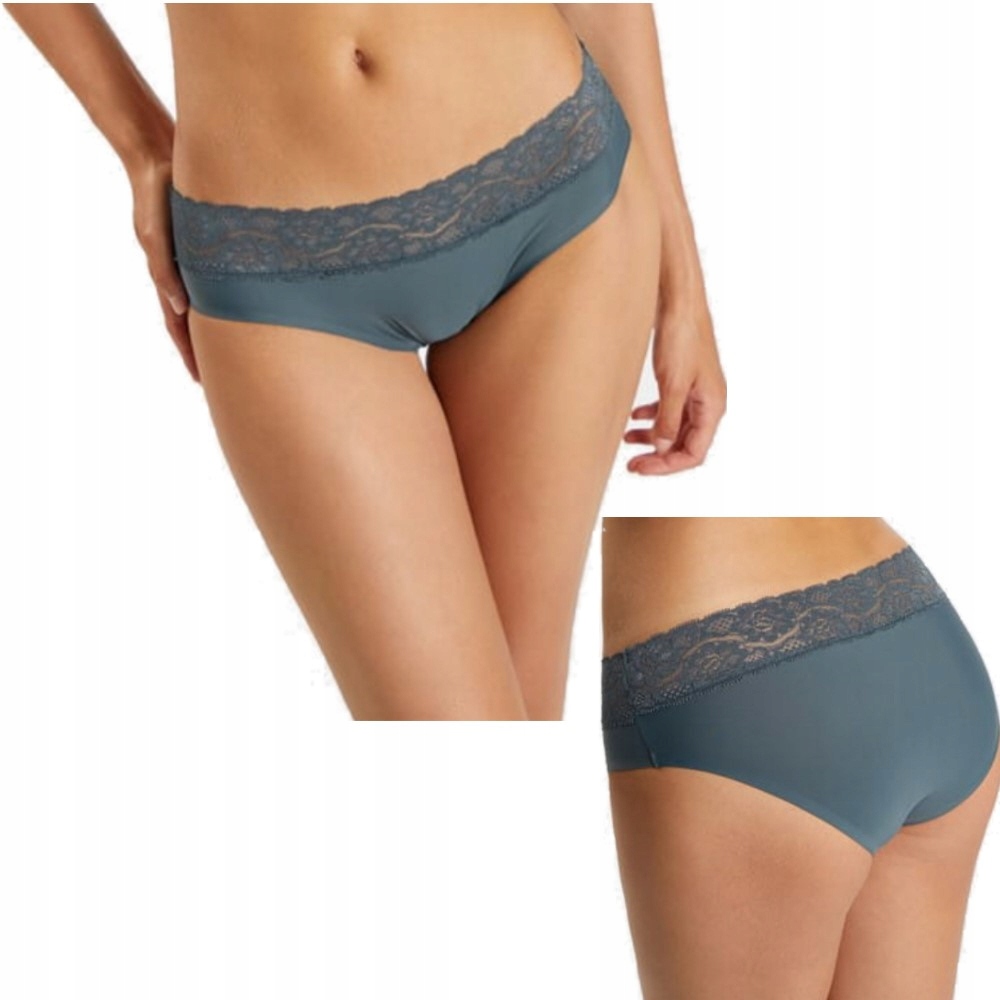 

Julimex majtki Hipster panty figi koronka szałwia