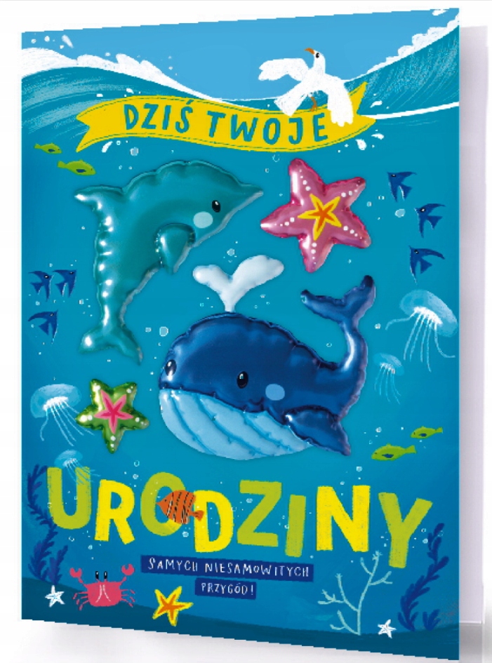 

Kartka Urodzinowa Dla Dziecka Wieloryb XXL 34 CM
