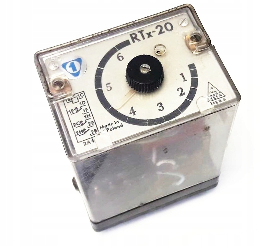 PRZEKAŹNIK RTx-20 24V DC ZAKRES 1-6s