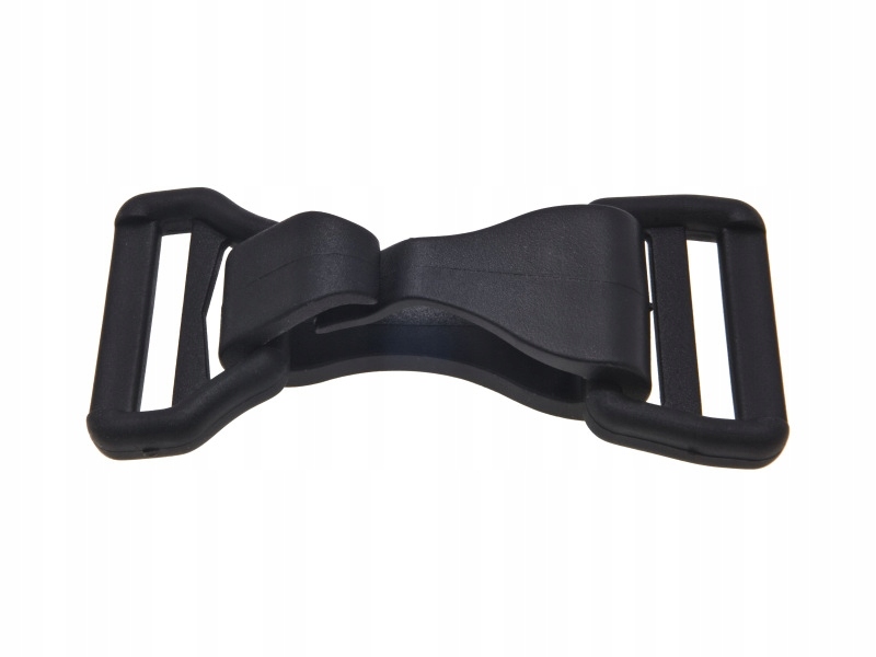 Karabina plastová 41mm+trojúhelník černá 500ks