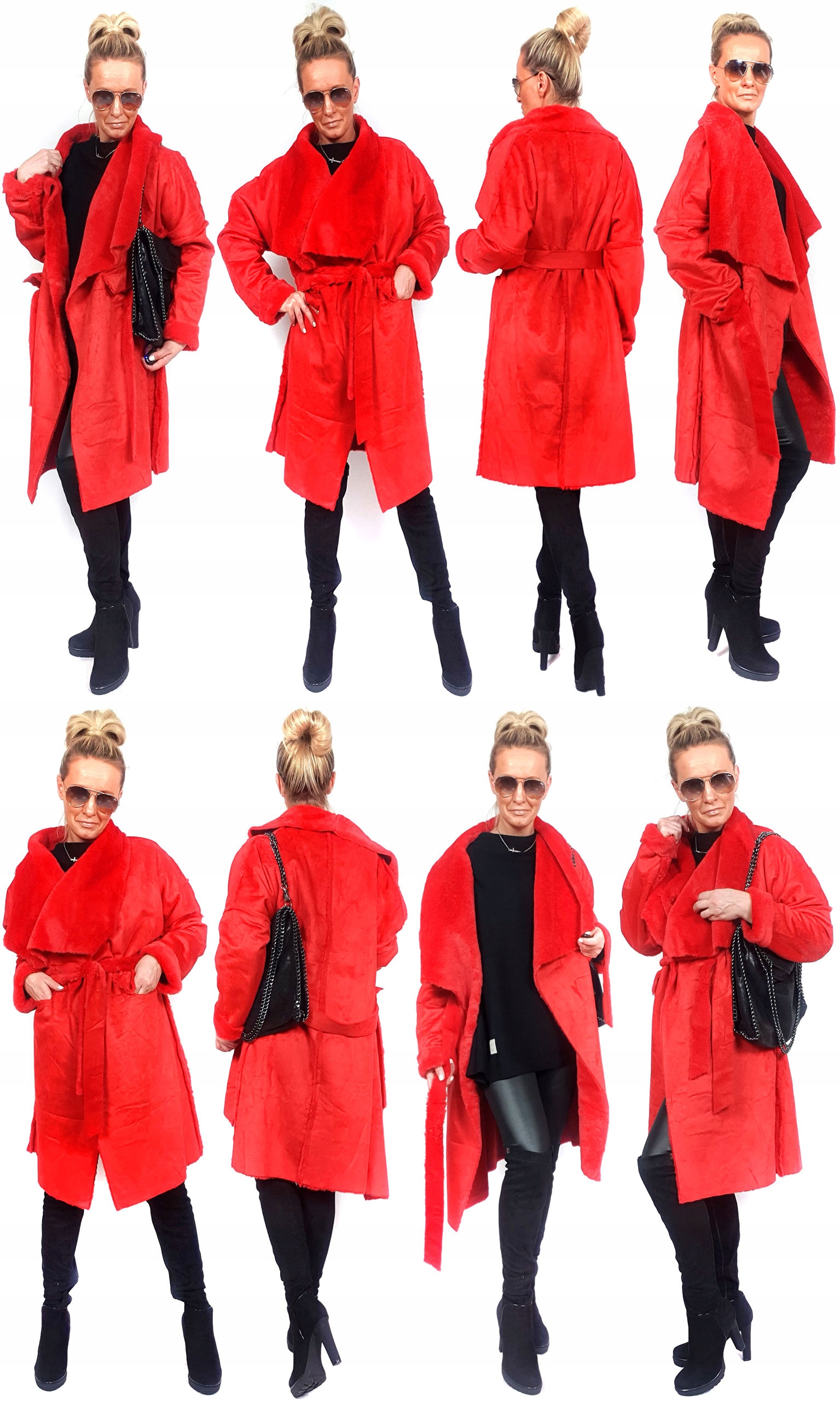 

Płaszczyk Futerko Eko Kożuch Zimowy Futro Luxury