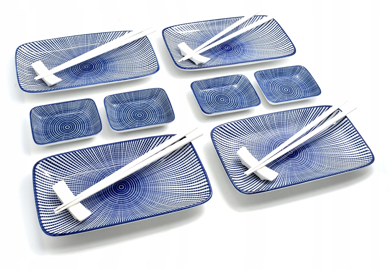 

Komplet do sushi na 4 osoby Tokusa Blue [6700625]