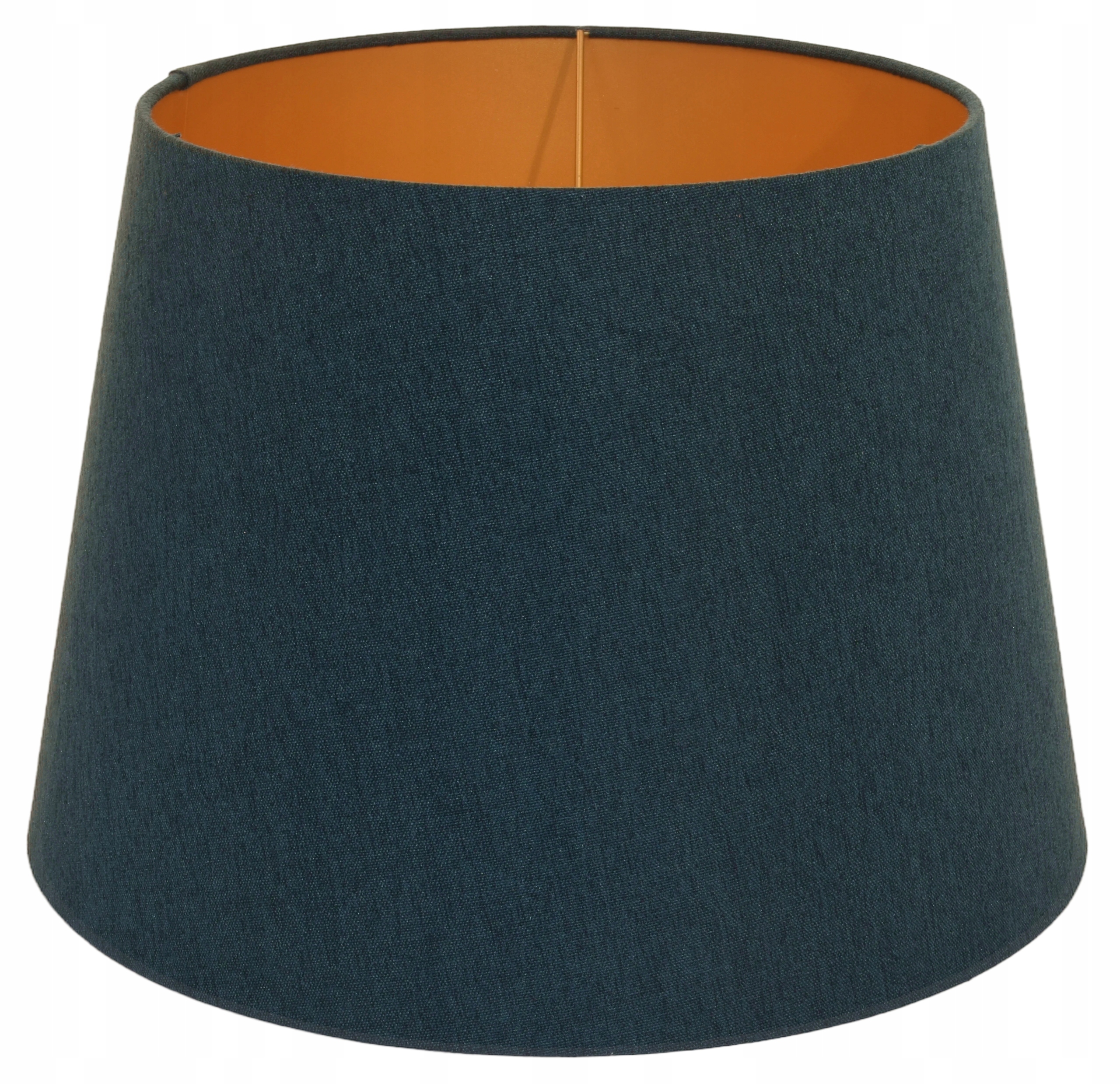 Tienidlo na lampu E27 Modro-tmavá tyrkysová+Zlatá 34x44 H29 Avola