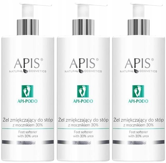 3 x Apis Api-podo Gel Na Nohy S Ureou 30% 500 ml Účinný