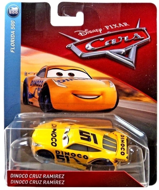 

Cruz Ramirez Dinoco Auta Cars Disney Mattel DD