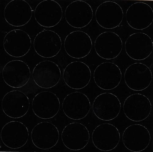 ZAŚLEPKA MEBLOWA SAMOPRZ Fi14 CZARNY POŁYSK 25 szt