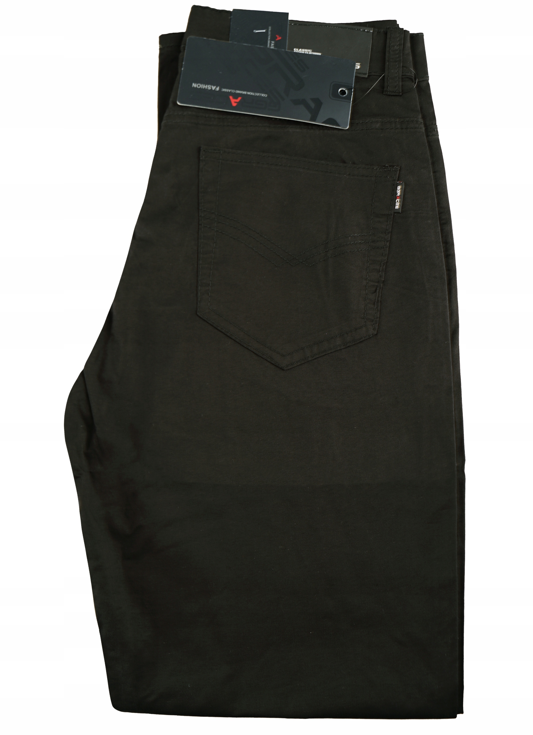 

Spodnie Bawełniane Zielone Cienkie W40 L32 96-102