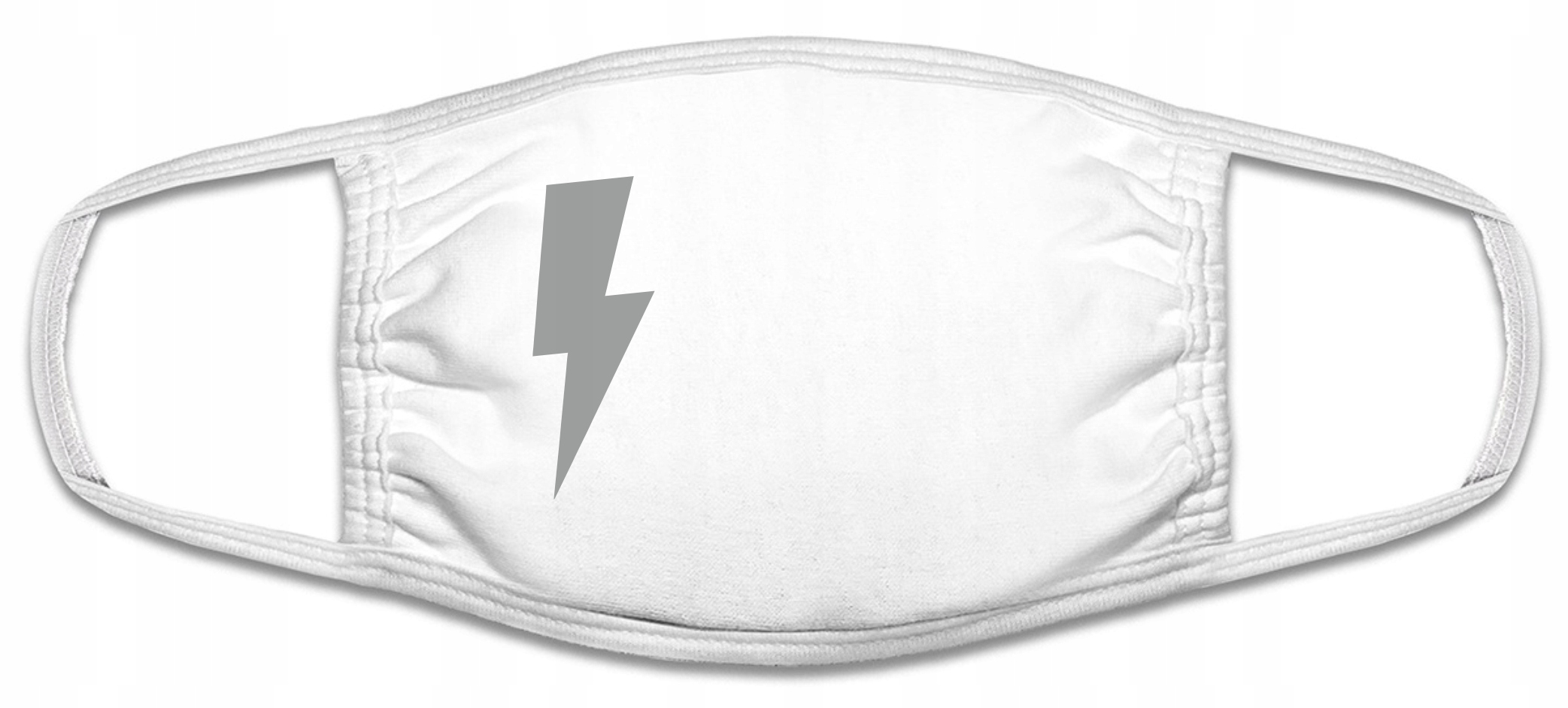 

Maseczka bawełniana Piorun Nadruk Odblaskowy