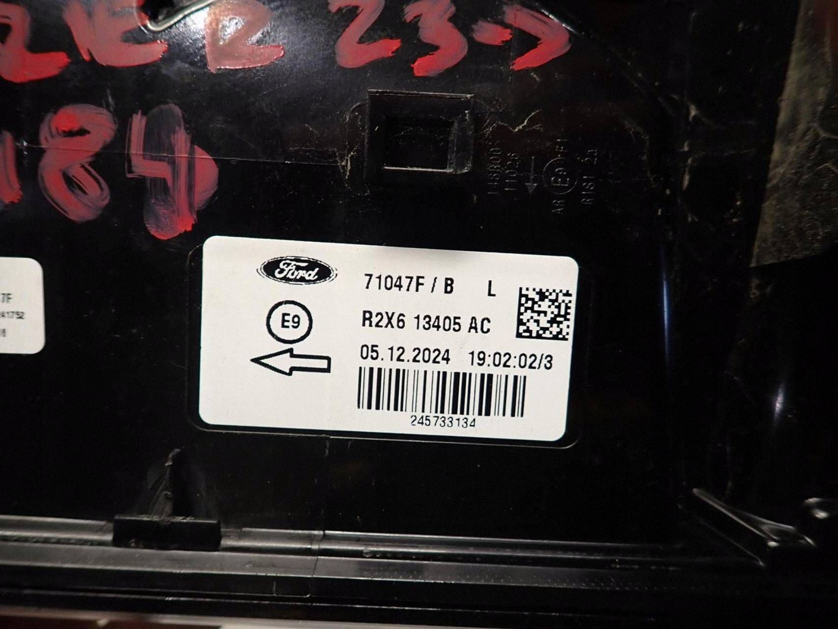 light rear part rear left FORD COURIER MK2 2023- R2X6-13405-AC