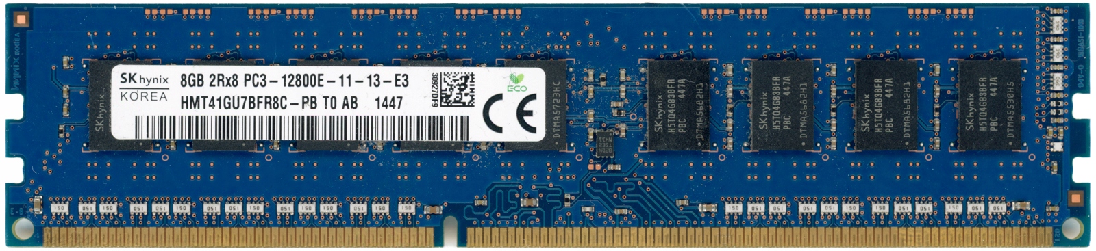 Sk Hynix HMT41GU7BFR8C-PB 8GB DDR3 1600MHz Bez Vyrovnávací Paměti Ecc