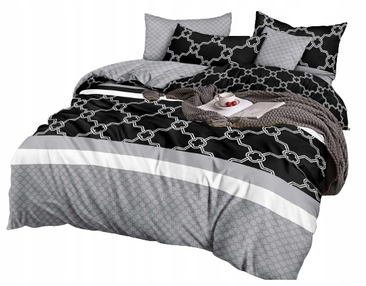 

Komplet Pościeli 160x200 Geometria Pasy Szlaczki
