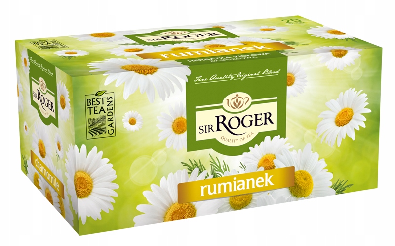 Levně 13 x Sir Roger Heřmánek Bylinný čaj 30 g (20 sáčků)