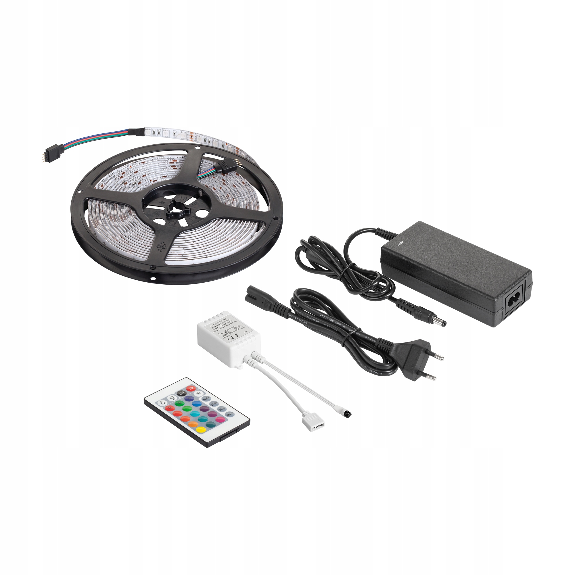 Rebel LED0175-2 Led Rgb pásek Rebel 5 m, 300x Smd 5050, 12 V, 28 W, ovladač