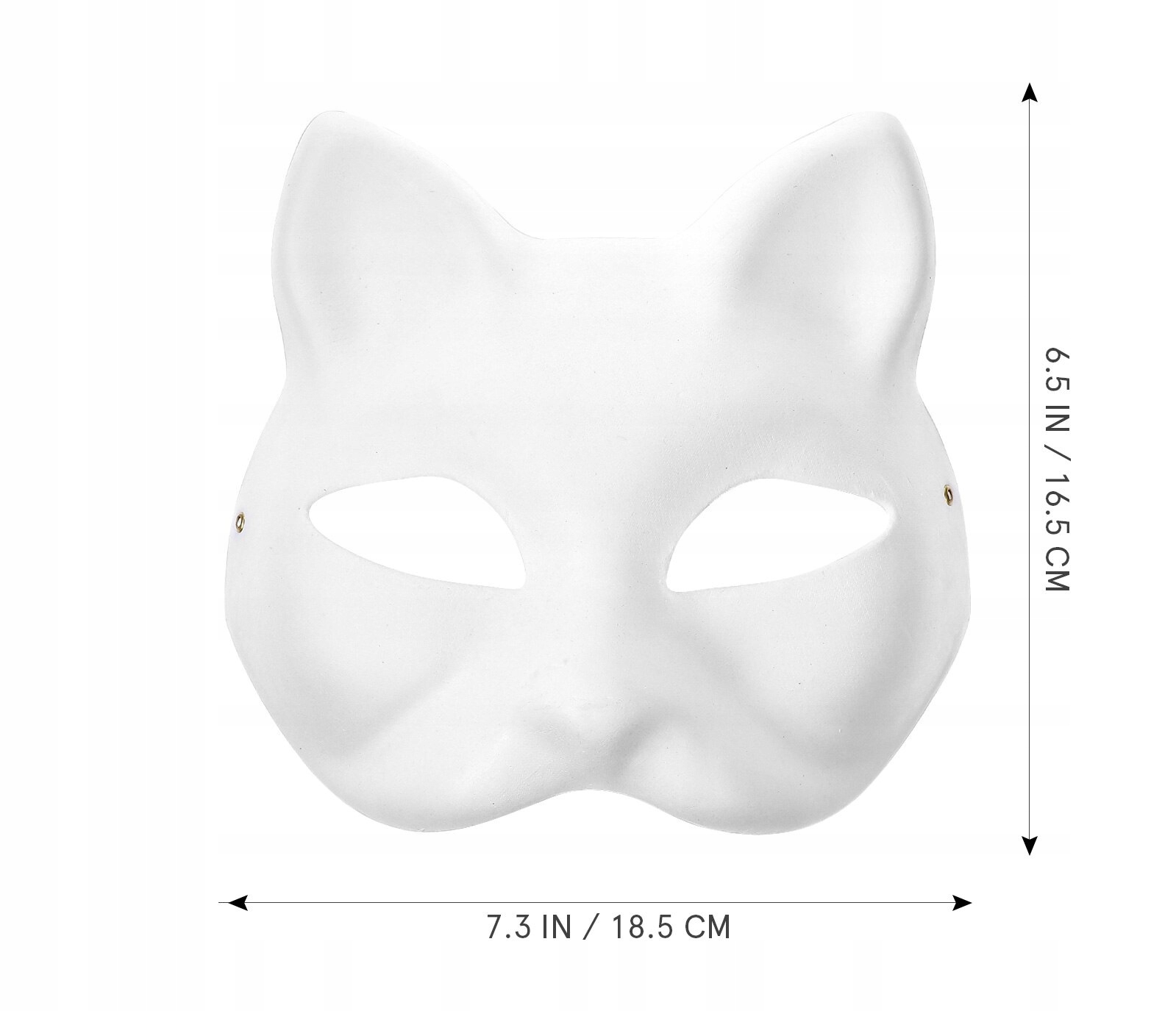 10× Maska na twarz dla kota Therian Halloween DIY Model Mask