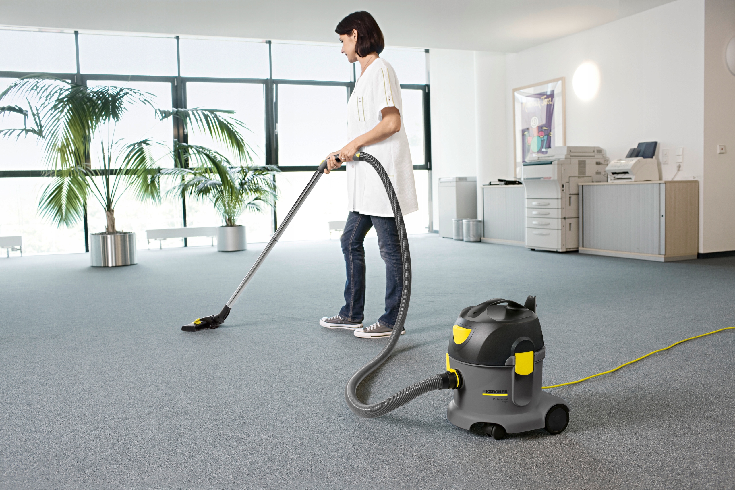 KARCHER T 10/1 ODKURZACZ PRZEMYSŁOWY NA START PRO Zasięg pracy 10 m