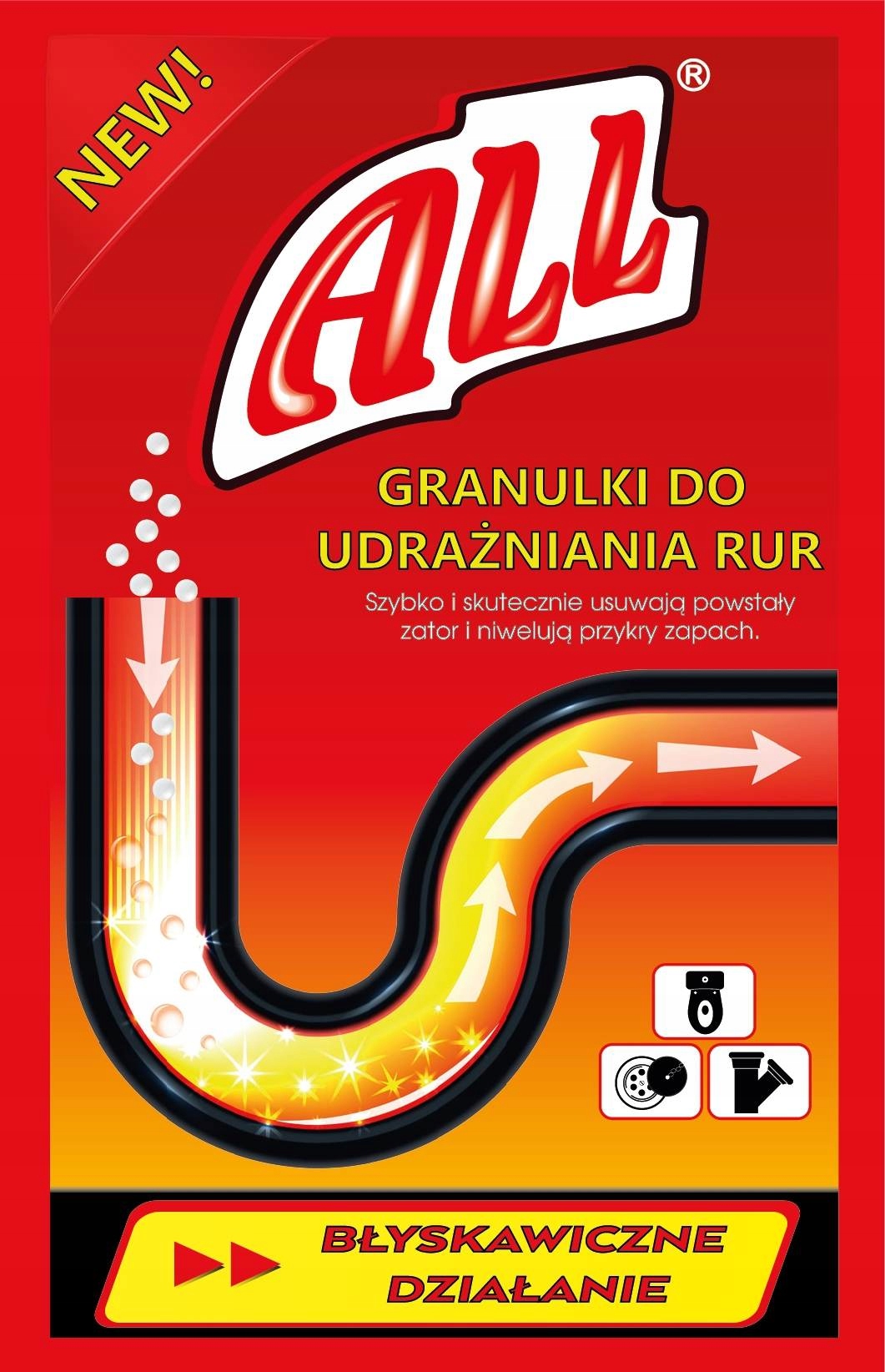 

All Udrażniacz Saszetka 40g Granulki do Rur