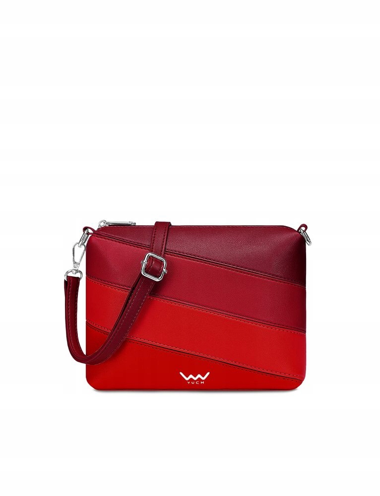 Dámská crossbody kabelka Vuch Coalie Striped červená proužkovaná