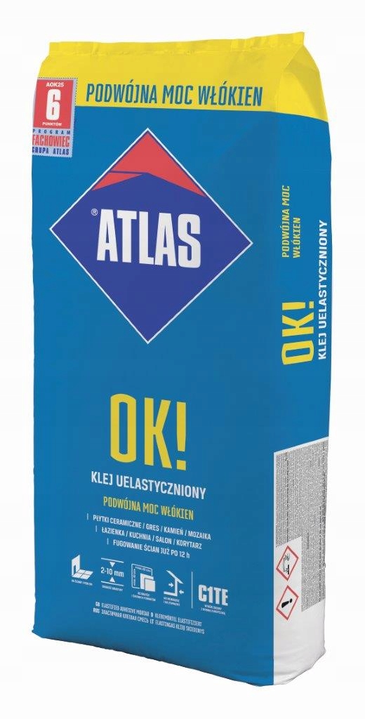 

Atlas Ok! C1TE Klej Do Płytek 25KG