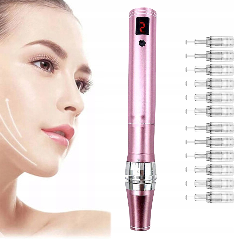 Propiska Elektrický Propiska Mikrojehlami Antiaging Microneedle Proti Staru
