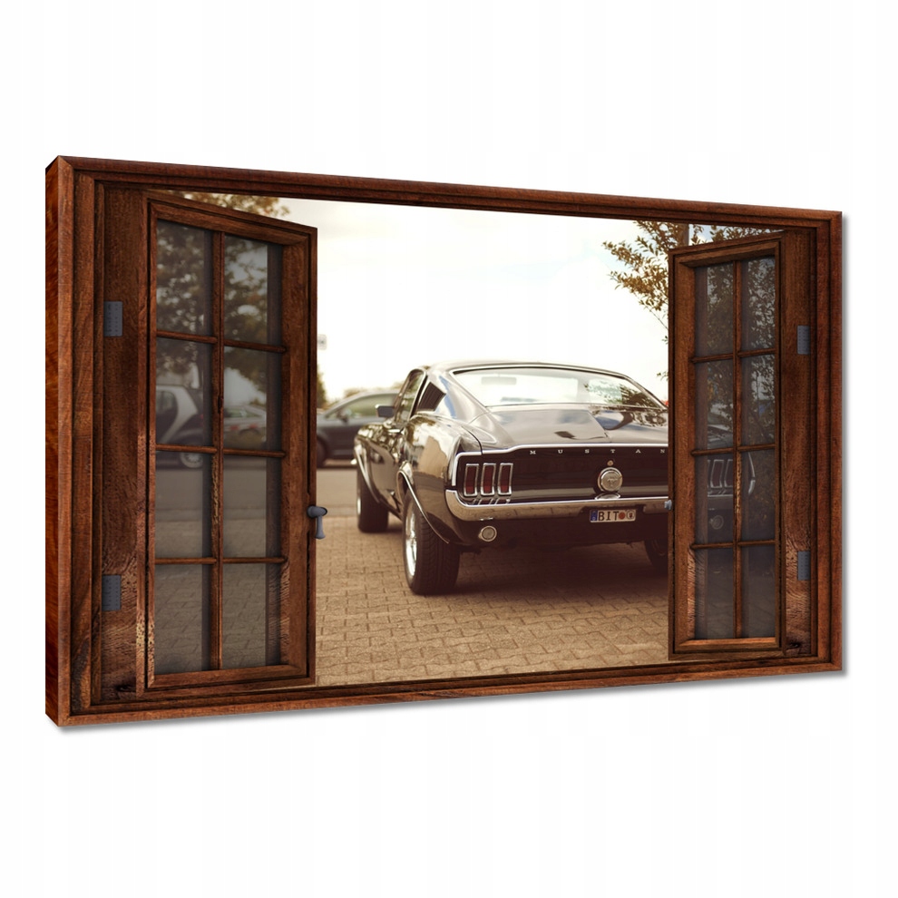 

Obrazy 60x40 Vintage foto Ford Mustang