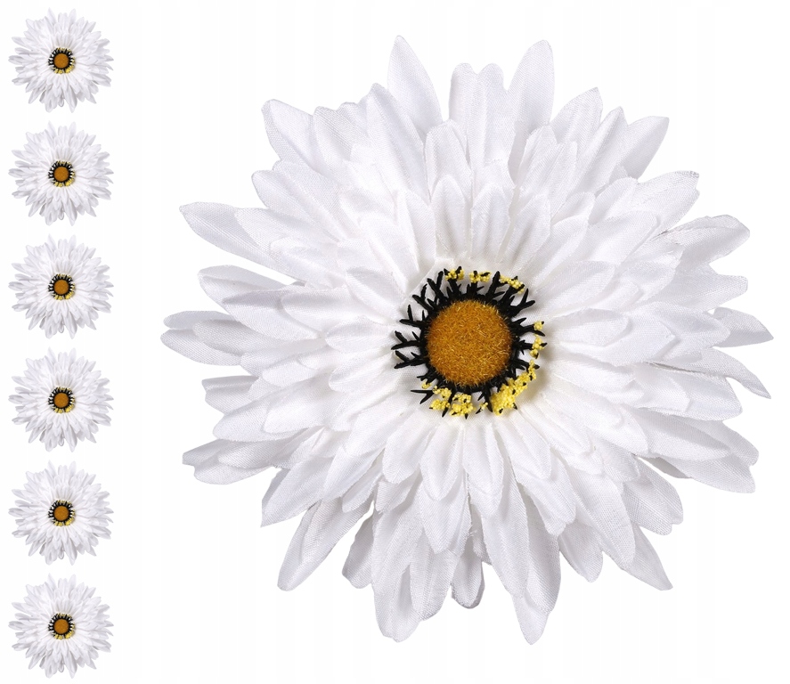 

6x Gerbera Główka Wyrobowa Kwiaty Sztuczne