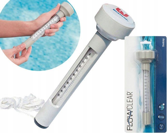 TERMOMETR PŁYWAJĄCY BASENOWY DO WODY BASENU JACUZZI SPA BESTWAY BASEN Waga produktu z opakowaniem jednostkowym 0.08 kg