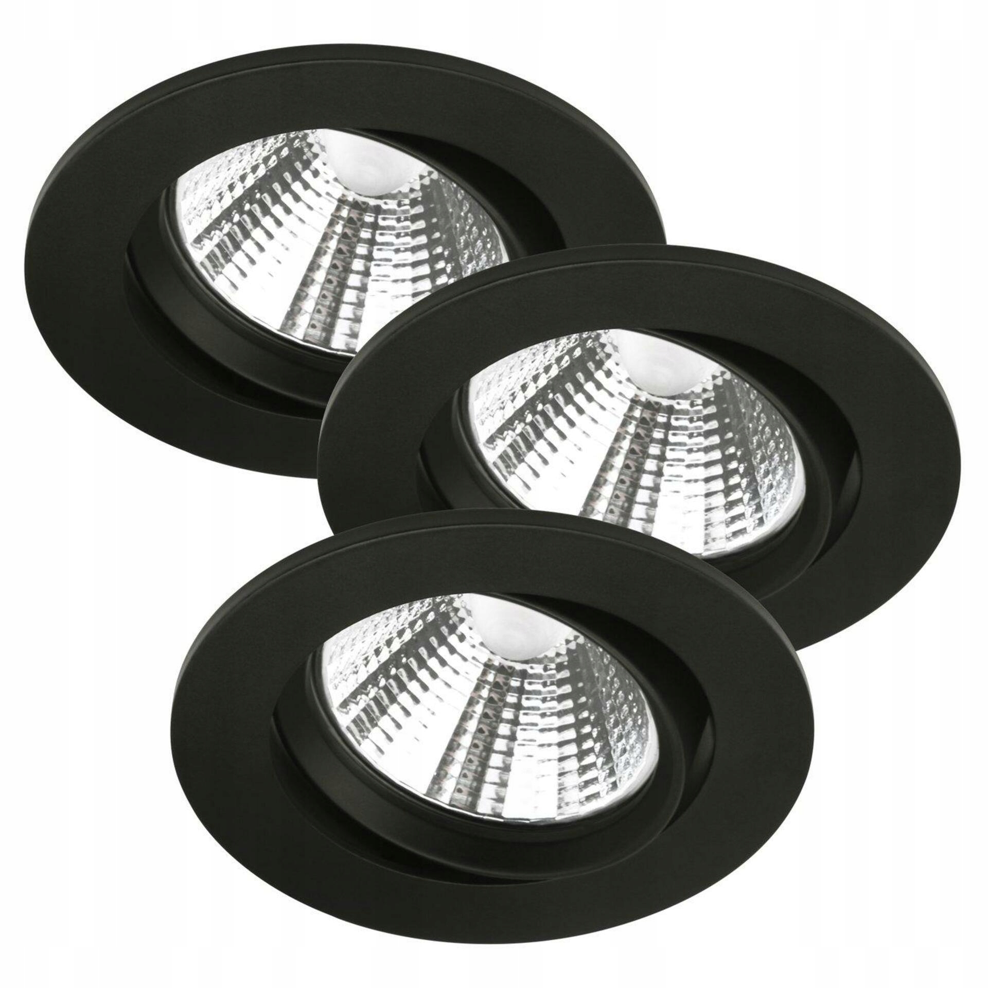 Nordlux Fremont 3x4,5W Led černé vestavné stmívatelné svítidlo 2700K set